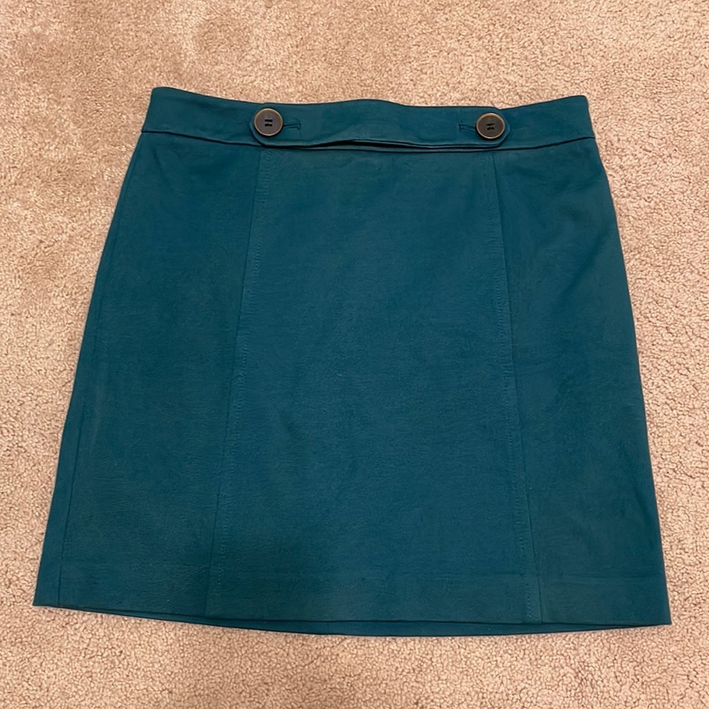LOFT green skirt